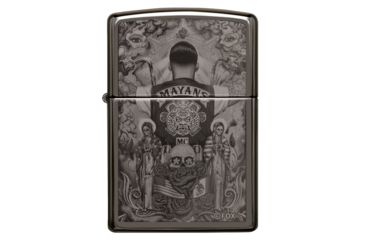 Image of Zippo Mayans M.C. Lighter w/ Click, Black, One Size, 49031