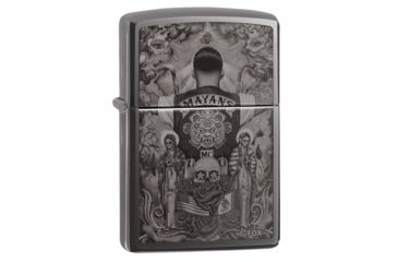 Image of Zippo Mayans M.C. Lighter w/ Click, Black, One Size, 49031