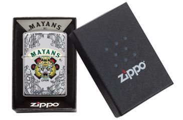Image of Zippo Mayans M.C. Lighter w/ Click, Silver, One Size, 49032