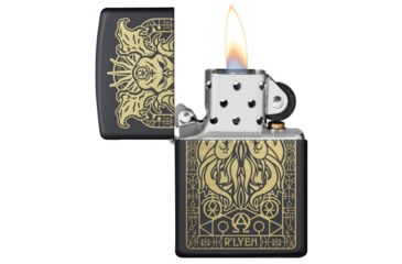 Image of Zippo Monster Design Pocket Lighter, Black, 29965