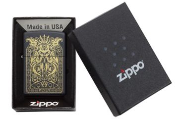 Image of Zippo Monster Design Pocket Lighter, Black, 29965