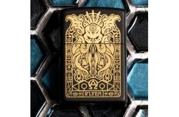 Image of Zippo Monster Design Pocket Lighter, Black, 29965