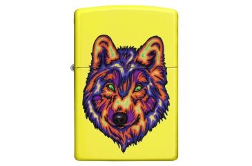 Image of Zippo Neon Wolf Pocket Lighter, 29639