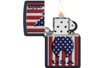 Image of Zippo Patriotic Flame Lighter