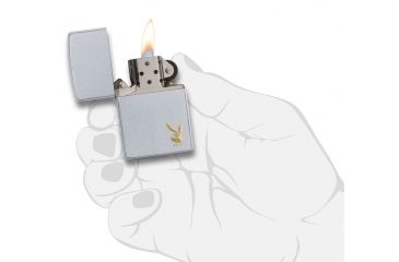 Image of Zippo Playboy Golden Bunny Pocket Lighter, 29603
