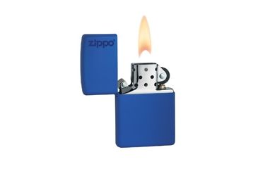 Image of Zippo Classic Style Lighter w/ Zippo Logo, Royal Matte 229ZL