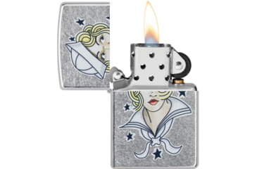 Image of Zippo Sailor Girl Tattoo Lighter