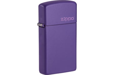 Image of Zippo Slim Purple Logo Lighter