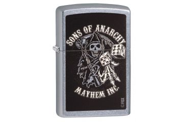 Image of Zippo Sons of Anarchy Mayhem Inc. Pocket Lighter, 29582