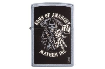 Image of Zippo Sons of Anarchy Mayhem Inc. Pocket Lighter, 29582