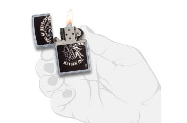 Image of Zippo Sons of Anarchy Mayhem Inc. Pocket Lighter, 29582