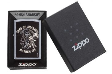 Image of Zippo Sons of Anarchy Mayhem Inc. Pocket Lighter, 29582