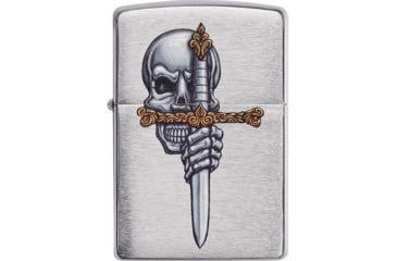Image of Zippo Sword Skull Design Lighter