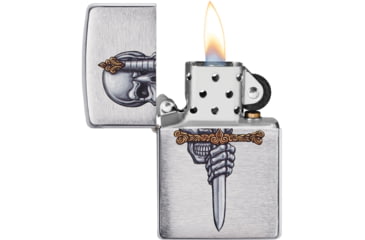 Image of Zippo Sword Skull Design Lighter