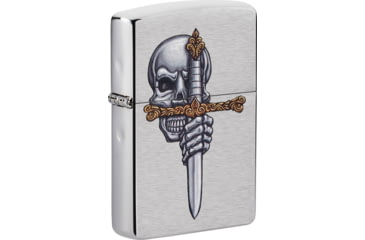 Image of Zippo Sword Skull Design Lighter