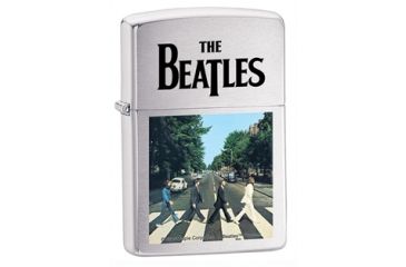 Image of Zippo The Beatles Classic Style Lighter, Brushed Chrome 28255
