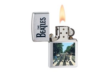 Image of Zippo The Beatles Classic Style Lighter, Brushed Chrome 28255