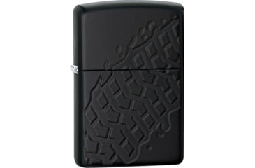 Image of Zippo Tire Tread Lighter, Black Matte, 1.44in x 2.25in, 28966