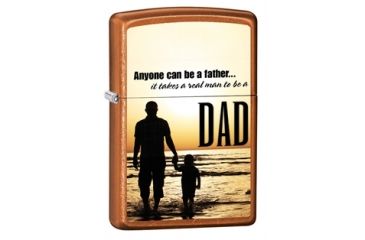 Image of Zippo Zippo "Windproof" Lighter - Toffee - Dad - 28373 28373