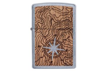 Image of Zippo WOODCHUCK USA Compass Pocket Lighter, 49055