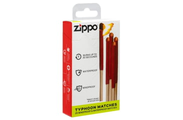Image of Zippo Typhoon Matches 25 Windproof &amp; Waterproof Matches
