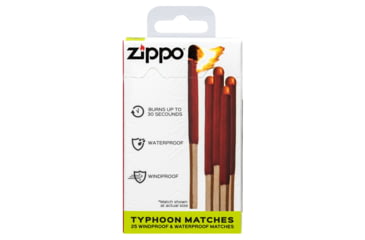 Image of Zippo Typhoon Matches 25 Windproof &amp; Waterproof Matches