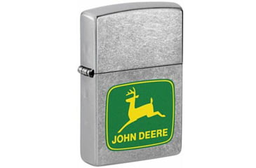 Image of Zippo John Deere Moss Green Logo Design Lighter, 2.25in, 46764