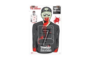 Image of Zombie Industries Dan The Sports Fan Zombie Colossal Paper Targets 24x36 Inch 100 Per Package