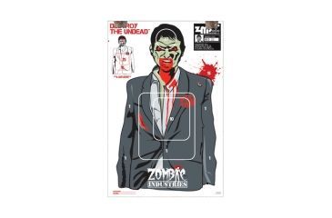 Image of Zombie Industries IRS Agent Zombie Standard Paper Indoor Targets 18x24 Inch 100 Per Package