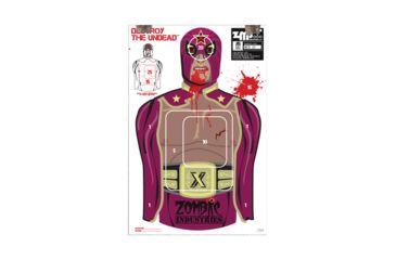 Image of Zombie Industries Muerto Viviente Zombie Colossal Paper Targets 24x36 Inch 10 Per Package
