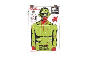 Image of Zombie Industries Rocky Zombie Standard Paper Indoor Targets 18x24 Inch 10 Per Package