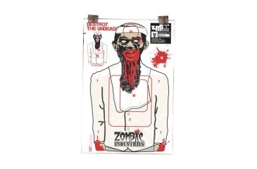 Image of Zombie Industries Terrorist Zombie Standard Paper Indoor Targets 18x24 Inch 100 Per Package