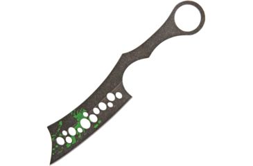 Image of Zombie Nick Razor Fixed Blade Knife, 4in, Black Stonewash, Handle, TK-643ATSW