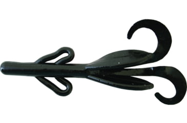 Image of Zoom Baby Brush Hog Creature Bait, 12, 4in, Black, 042038-SP