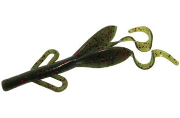 Image of Zoom Baby Brush Hog Creature Bait, 12 Pack, 4in, Avocado, 042147X