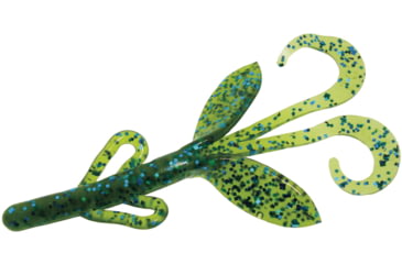 Image of Zoom Baby Brush Hog Creature Bait, 12 Pack, 4in, Blue Watermelon, 042103X