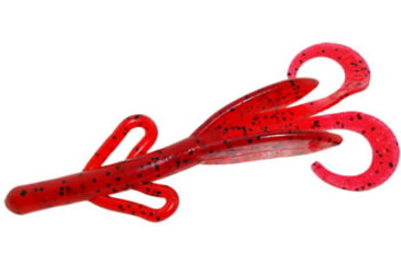 Image of Zoom Baby Brush Hog Creature Bait, 12 Pack, 4in, Cherry Seed, 042018X