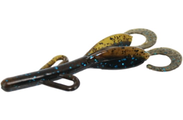 Image of Zoom Baby Brush Hog Creature Bait, 12 Pack, 4in, Georgia Craw, 042329X