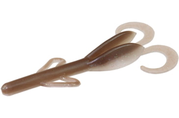 Image of Zoom Baby Brush Hog Creature Bait, 12 Pack, 4in, Ghost Herring, 042433X