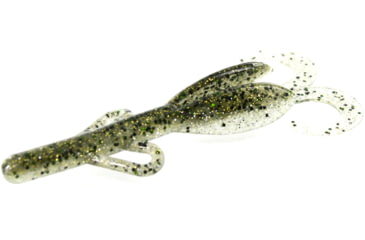 Image of Zoom Baby Brush Hog Creature Bait, 12 Pack, 4in, Green Flash, 042351X