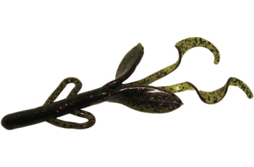 Image of Zoom Baby Brush Hog Creature Bait, 12 Pack, 4in, Green Pumpkin Candy, 042272X