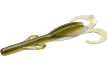 Image of Zoom Baby Brush Hog Creature Bait, 12 Pack, 4in, Green Weenie, 042287X