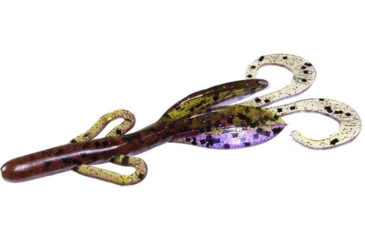 Image of Zoom Baby Brush Hog Creature Bait, 12 Pack, 4in, Huckleberry, 042407X