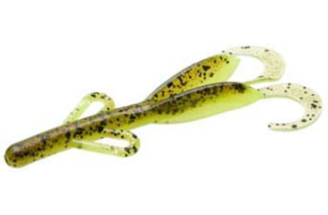 Image of Zoom Baby Brush Hog Creature Bait, 12 Pack, 4in, Kiwi, 042254X