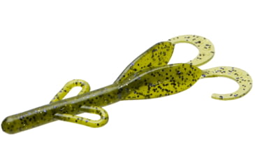 Image of Zoom Baby Brush Hog Creature Bait, 12 Pack, 4in, Mardi Gras, 042259X