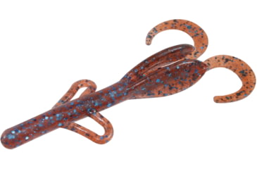 Image of Zoom Baby Brush Hog Creature Bait, 12 Pack, 4in, Moccasin Blue, 042007X