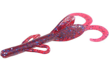 Image of Zoom Baby Brush Hog Creature Bait, 12 Pack, 4in, Plum, 042004X