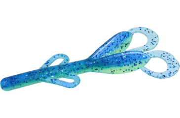 Image of Zoom Baby Brush Hog Creature Bait, 12 Pack, 4in, Sapphire Melon, 042324X
