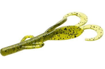 Image of Zoom Baby Brush Hog Creature Bait, 12 Pack, 4in, Watermelon Gold Glitter, 42141