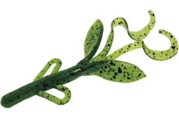 Image of Zoom Baby Brush Hog Creature Bait, 12 Pack, 4in, Watermelon Green, 042240X